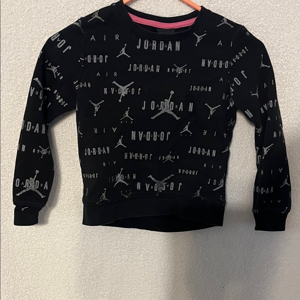 Jordan Black and White Patterned Sweater
